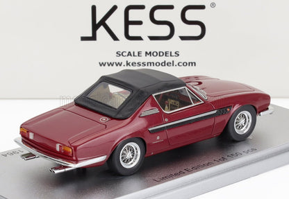 FERRARI - 330 GT 2+2 sn.6109 MICHELOTTI CABRIOLET CLOSED 1964 - BORDEAUX BLACK - Vroomi