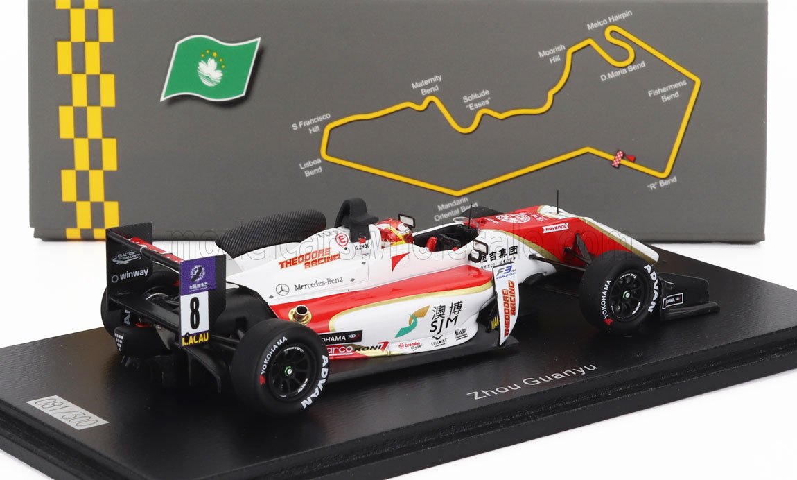 DALLARA | F312 N 8 MACAU F3 GARA 2 2017 GUANYU ZHOU