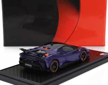 FERRARI - SF90 XX STRADALE 2024 - BLU ELETTRICO - BLU METALLIZZATO NERO ARANCIONE