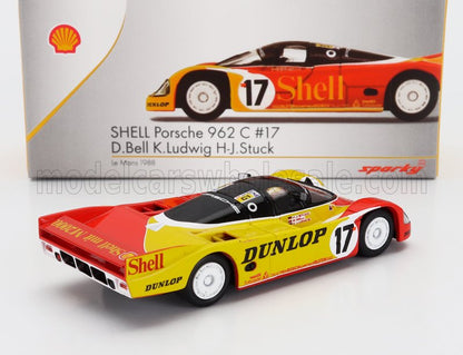 PORSCHE | 962C 2.8L TEAM PORSCHE AG N 17 2° 24h LE MANS 1988 KLAUS LUDWING - HANS JOACHIM STUCK - DEREK BELL