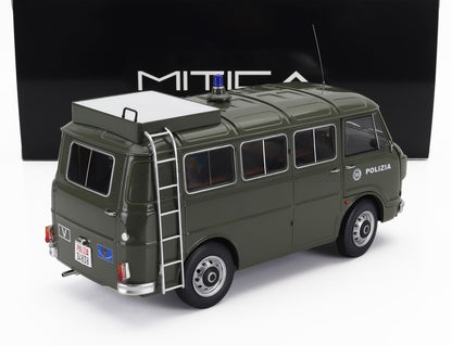 ALFA ROMEO - F-12 MINIBUS SERIE 1 - POLIZIA - POLICE - 1970 - VERDE - Vroomi