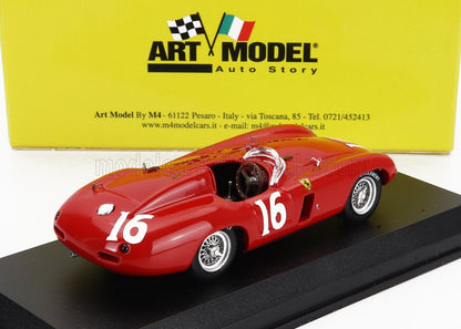 FERRARI - 750 MONZA SPIDER N 16 SUPERCORTEMAGGIORE GP MONZA 1955 UMBERTO MAGLIOLI - MIKE HAWTHORN - RED