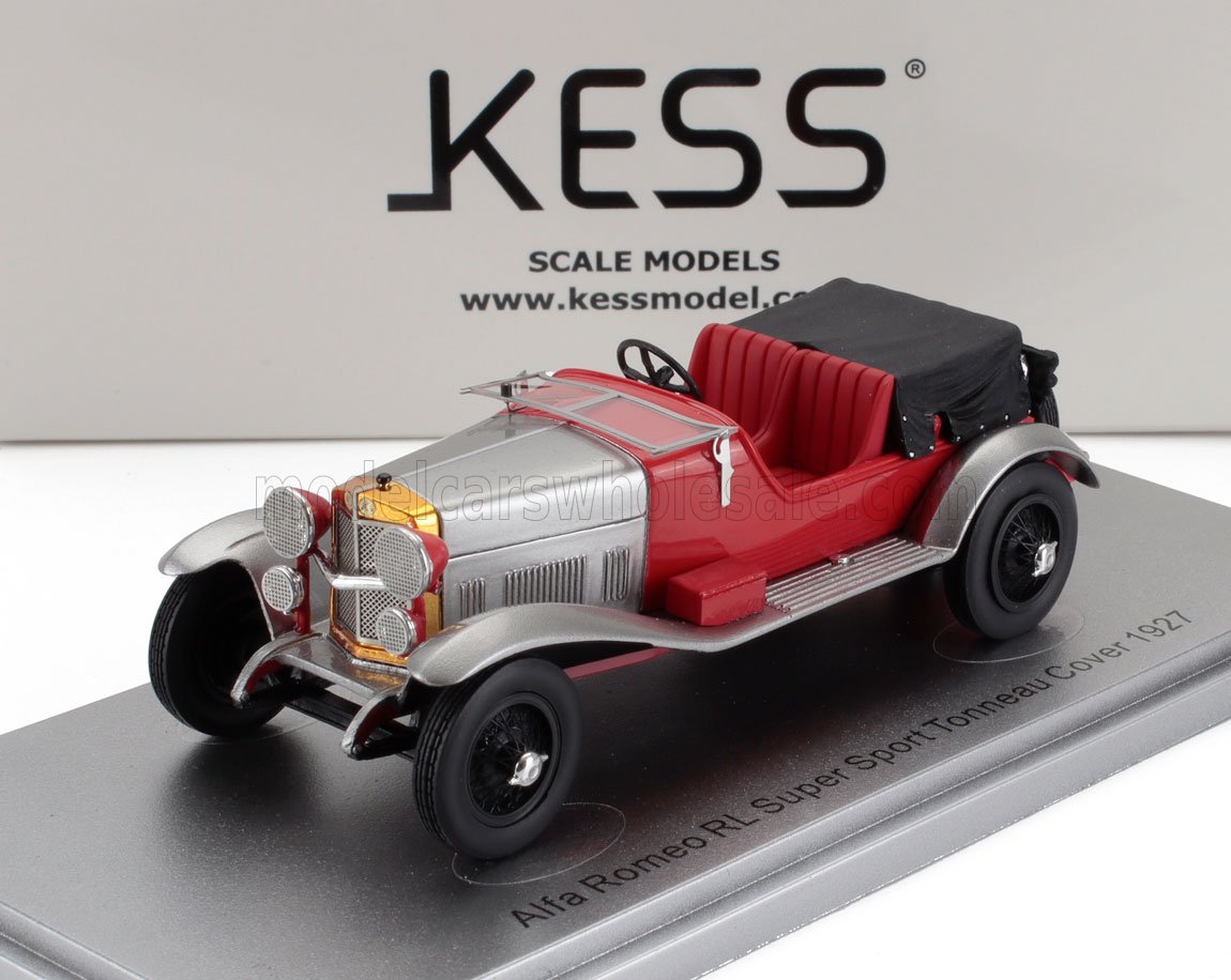 ALFA ROMEO - RL SUPER SPORT 4 SEAT - 4 POSTI - WITH COVERED SEAT 1927 - RED SILVER BLACK - Vroomi