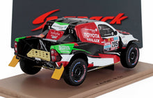 TOYOTA - HILUX PICK-UP TEAM OVERDRIVE TOYOTA N 205 3° RALLY DAKAR 2022 YAZEED AL-RAJHI - MICHAEL ORR - ROSSO BIANCO NERO
