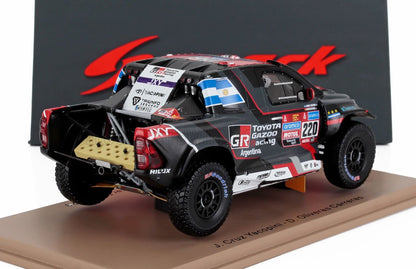 TOYOTA - HILUX PICK-UP TEAM OVERDRIVE TOYOTA N 220 7° RALLY DAKAR 2023 JUAN CRUZ YACOPINI - DANIEL OLIVERAS CARRERAS - NERO ROSSO