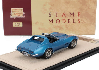 CHEVROLET - CORVETTE L88 COUPE 1969 - TETTO APERTO - FARI CHIUSI - BLUE LEMANS MET - Vroomi