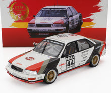 AUDI - QUATTRO V8 TEAM SCHMIDT MOTORSPORT TECHNIK N 44 VINCITORE DEL CAMPIONATO DTM 1990 HANS JOACHIM STUCK - BIANCO GRIGIO ROSSO