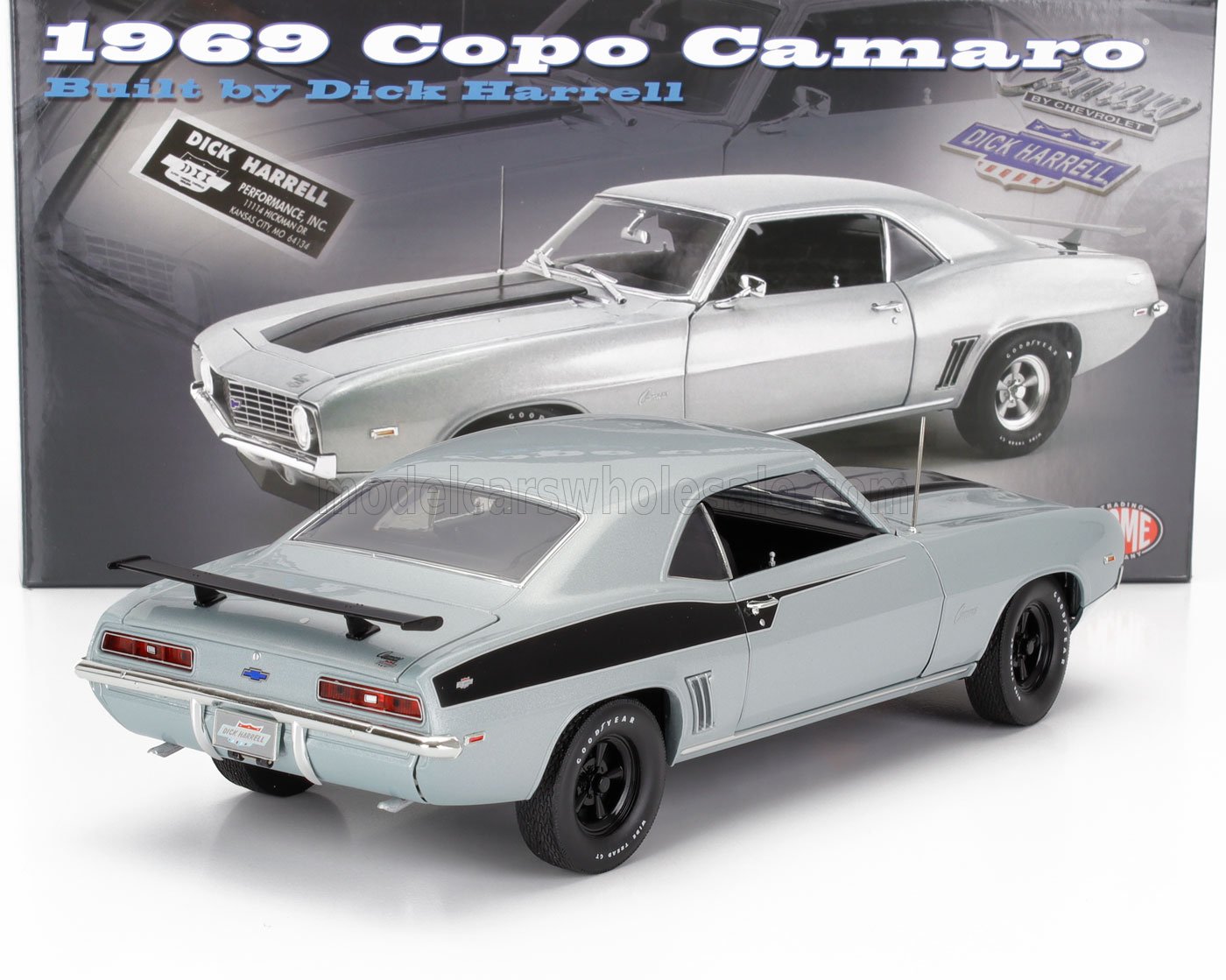 CHEVROLET - CAMARO COPO COUPE 1969 - ARGENTO NERO - Vroomi