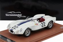 FERRARI - 250TR 3.0L V12 PONTOON FENDER TESTAROSSA SPIDER TEAM ED HUGUS N 22 24h LE MANS 1958 ED HUGUS - RAY ERNIE ERICKSON - BIANCO BLU