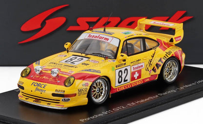 PORSCHE - 911 993 GT2 3.3L TURBO COUPE TEAM ELF-HABERTHUR RACING N 82 24h LE MANS 1995 PIERRE DE THOISY - CHARLES MARGUERON - PHILIPPE SIFFERT - GIALLO ROSSO, Vroomi, 
