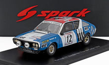 RENAULT - R17 GORDINI (versione notturna) N 12 RALLY TOUR DE CORSE 1974 JEAN FRANCOIS PIOT - JACQUES JAUBERT - BLU BIANCO ROSSO