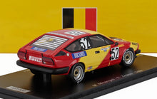 ALFA ROMEO - ALFETTA GTV6 TEAM LUIGI RACING N 52 24h SPA 1984 EMILIO ZAPICO - MARCO MICANGELI - SALA - ROSSO GIALLO