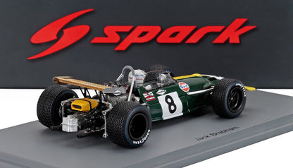 BRABHAM - F1 BT26A N 8 3° GP MESSICO 1969 JACK BRABHAM - VERDE GIALLO
