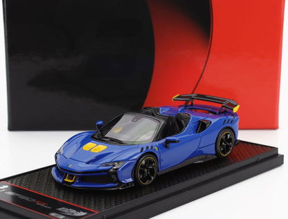 FERRARI - SF90 XX STRADALE SPIDER 2024 - AZZURRO DINO - AZZURRO NERO GIALLO