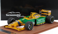 BENETTON - F1 B192 FORD N 20 SILVERSTONE TEST CAR SEASON 1992 PERRY McCARTHY - VERDE GIALLO
