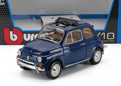 FIAT - 500L TETTO APERTO 1968 - BLU