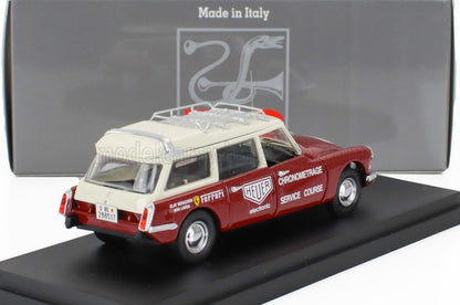 CITROEN - DS21 BREAK SW STATION WAGON FERRARI CHRONOMETRAGE SERVICE ASSISTANCE 1970 NIKI LAUDA - CLAY REGAZZONI - ROSSO BIANCO