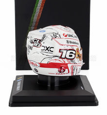 CASCO BELL - CASCO F1 CHARLES LECLERC TEAM FERRARI HP N 16 JAPAN GP 2025 - BIANCO ROSSO