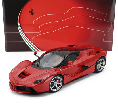 FERRARI - LAFERRARI 2013 - CERCHI ARGENTO - ROSSO CORSA 322 - ROSSO