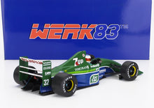 GIORDANIA - F1  191 TEAM 7up GIORDANIA N 32 PRIMA GARA DI F1 GP DEL BELGIO 1991 MICHAEL SCHUMACHER - VERDE BLU