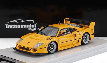 Modellino in scala della Ferrari F40 gialla del 1995 di Tecnomodel base bianca, Tecnomodel puoi trovare su Vroomi.