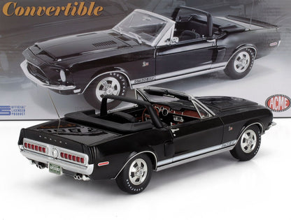 FORD - MUSTANG SHELBY GT500 KR CABRIOLET 1968 - NERO - Vroomi