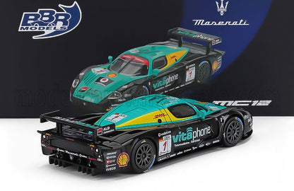 MASERATI - MC12 GT1 6.0L V12 TEAM VITAPHONE RACING N 1 VINCITRICE DELLA 24 ORE DI SPA 2008 ANDREA BERTOLINI - STEPHANE SARRAZIN - MICHAEL BARTELS - ERIC VAN DE POELE - NERO LUCE VERDE