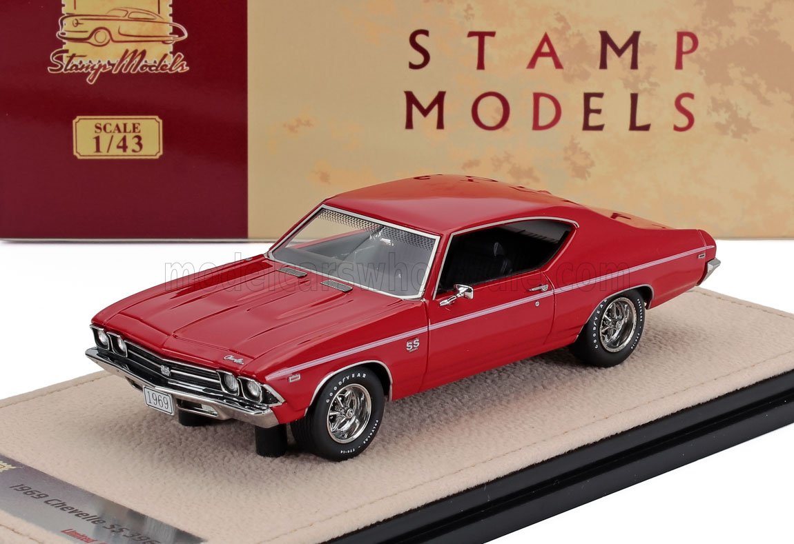 CHEVROLET - CHEVELLE SS 396 COUPE 1969 - ROSSA - Vroomi