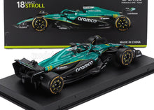 ASTON MARTIN - F1  AMR25 TEAM ARAMCO COGNIZANT N 18 STAGIONE 2025 LANCE STROLL - CON PILOTA E VETRINA - VERDE NERO
