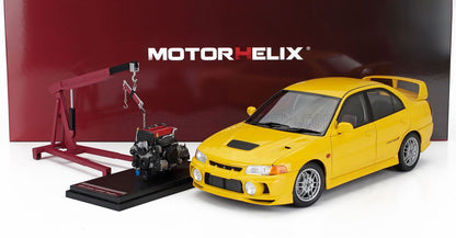 MITSUBISHI - LANCER EVO IV CON MOTORE E ACCESSORI 1999 - GIALLO