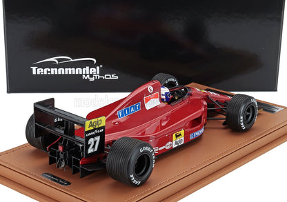 FERRARI - F1  642 N 27 IMOLA GP WITH RAIN TIRES (with pilot figure) 1991 ALAIN PROST - RED BLACK