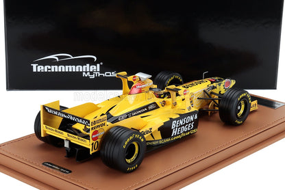 JORDAN - F1  198 HONDA MF-301 HC N 10 WITH TOWER WINGS IMOLA GP (with pilot figure) 1998 RALPH SCHUMACHER - YELLOW BLACK