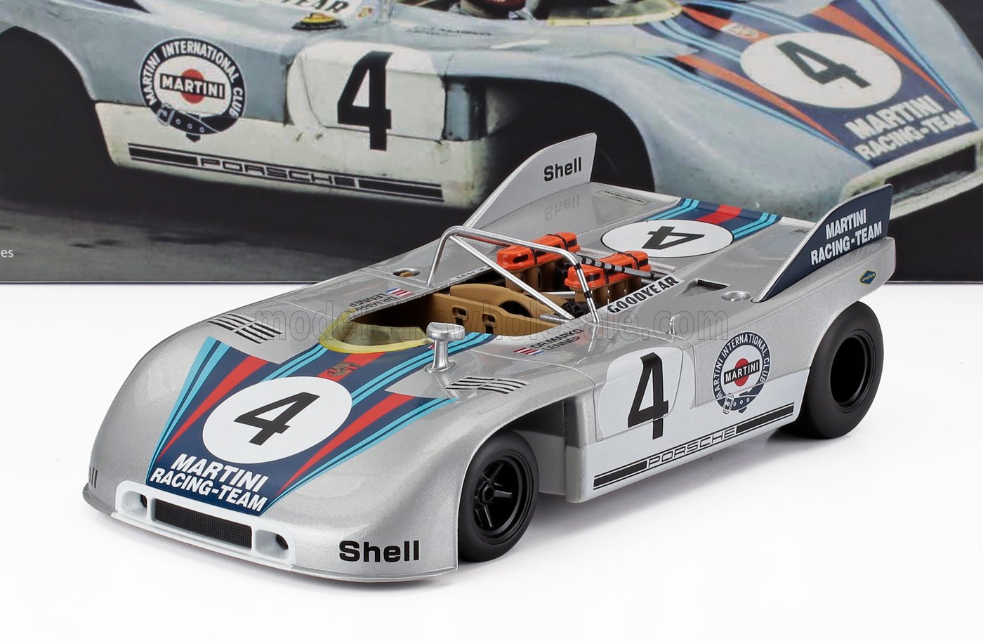 PORSCHE | 908/3 SPIDER TEAM MARTINI RACING N 4 3° 1000km NURBURGRING 1971 HELMUT MARKO - GIJS VAN LENNEP