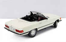 White Mercedes-Benz 380 SL convertible scale model car, collectible replica, available online