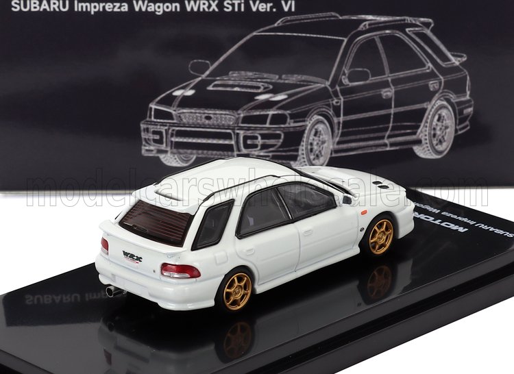 SUBARU - IMPREZA WRX SW STATION WAGON 2001 - WHITE - Vroomi