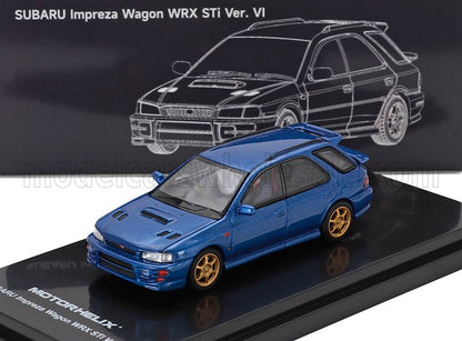 SUBARU - IMPREZA WRX SW STATION WAGON 2001 - BLU METALLIZZATO