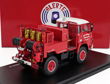 SAVIEM - SM5 CAMIVA AUTOCISTERNE CCF SDIS 78 SAPEURS POMPIERS 1976 - ROSSO BIANCO