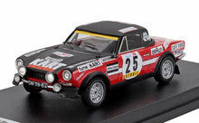 FIAT - 124 SPORT 1600 SPIDER (versione notturna) N 25 RALLY TAP 1974 ANTONIO BORGES - MIGUEL SOTTOMAYOR - ROSSO NERO