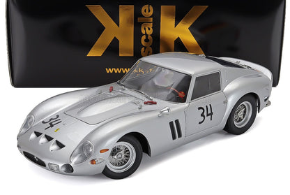 FERRARI - 250 GTO 3.0L V12 COUPE N 34 HOCKENHEIM 1963 HERMANN CORDES - ARGENTO