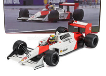 McLAREN - F1 MP4/4 HONDA N 12 VINCITORE DEL CAMPIONATO MONDIALE GP BRITANNICO 1988 AYRTON SENNA - ROSSO BIANCO