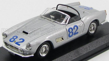 FERRARI - 250 SWB CALIFORNIA SPIDER N 82 TARGA FLORIO 1962 U.DE BONIS - R.FUSINA - SILVER