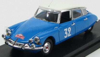 CITROEN - DS21 N 32 VINCITRICE DEL RALLY DI MONTECARLO (DAMES) 1966 POINETET - FOUGERAY - BLUETTE BIANCO
