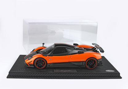 PAGANI ZONDA CINQUE COUPE DIECAST FULL OPEN ARANCIO ST. TROPEZ - PACCHETTO SPECIALE - Vroomi