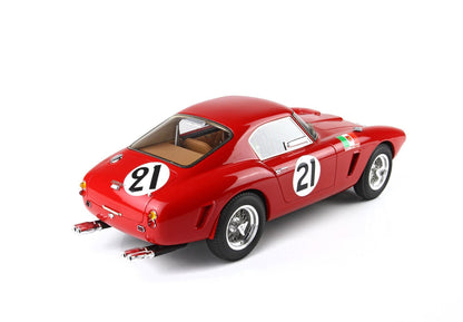 Red vintage race car model with number 21 and Italian flag decal, available to buy on Vroomi