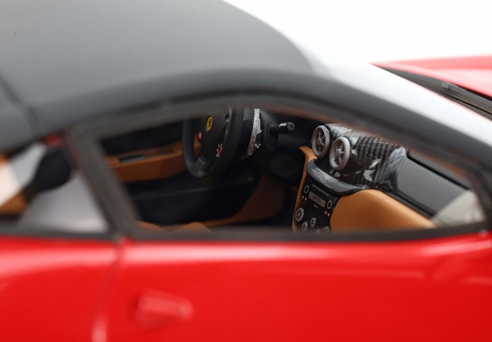 FERRARI 599 GTB FIORANO 2006 CAMBIO AUTOMATICO - FATTA IN ITALIA ROSSO CORSA - CERCHI E TETTO NERI - Vroomi