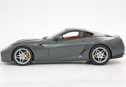 FERRARI 599 GTB FIORANO 2006 CAMBIO MANUALE - FATTA IN ITALIA GRIGIO SILVERSTONE INTERNI COLORE CUOIO - Vroomi