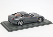 FERRARI 599 GTB FIORANO 2006 CAMBIO MANUALE - FATTA IN ITALIA GRIGIO SILVERSTONE INTERNI COLORE CUOIO - Vroomi