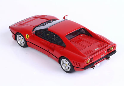 Red Ferrari GTO model car with detailed interior and wheels, offered now on Vroomi
