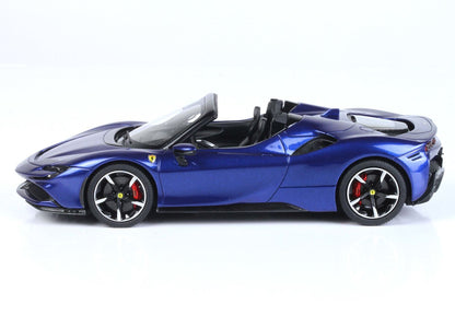 FERRARI SF90 SPIDER BLU ELETTRICO METALLIZZATO - Vroomi