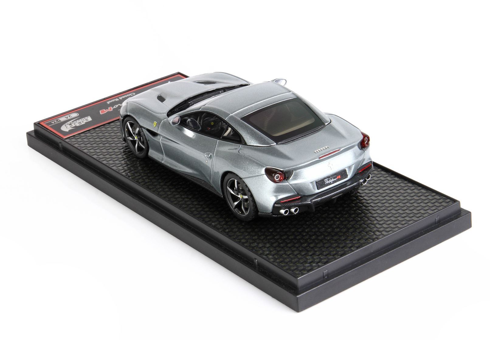 FERRARI PORTOFINO M SPIDER TETTO CHIUSO GRIGIO TITANIO METALLIZZATO - Vroomi